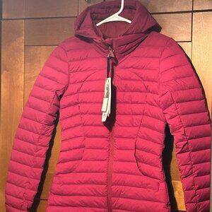 Lululemon Pack It Down Long Jacket Sz 2 Pomegranate $228 NWT